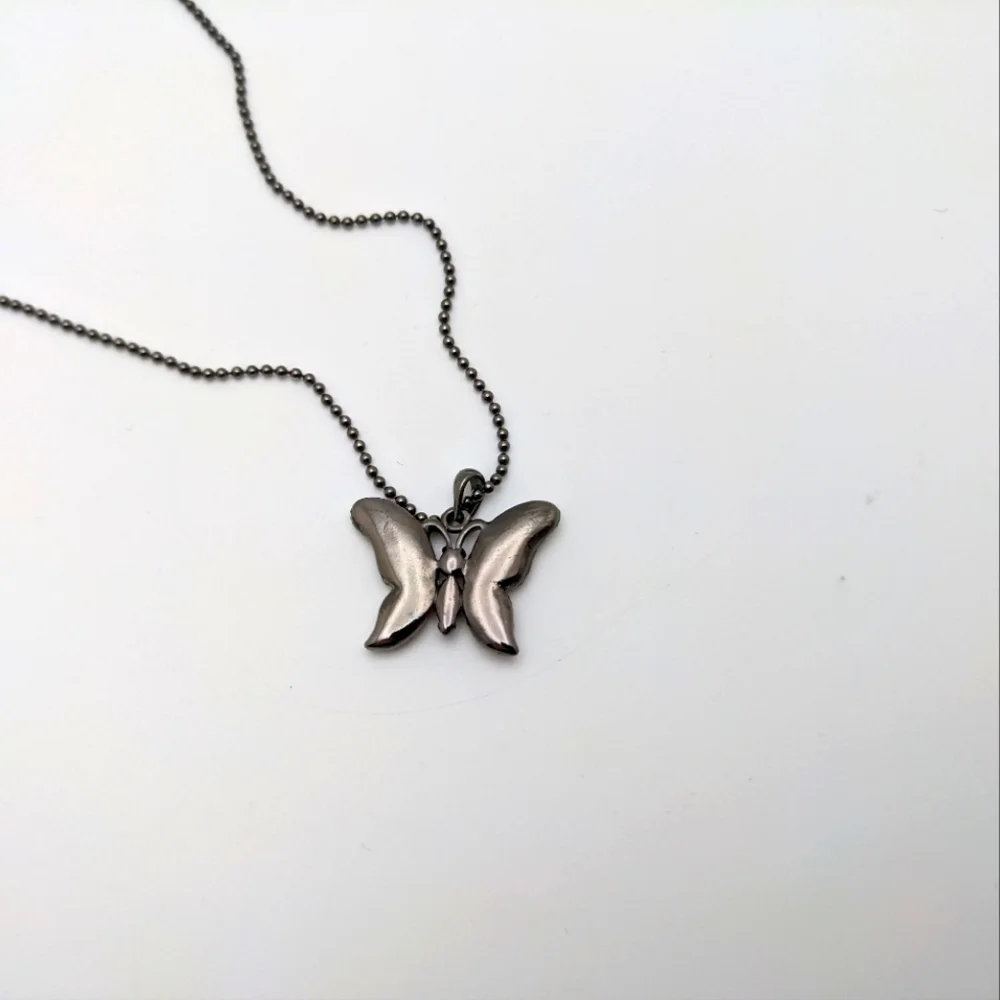 Vintage Aurora Butterfly Y2K Necklace